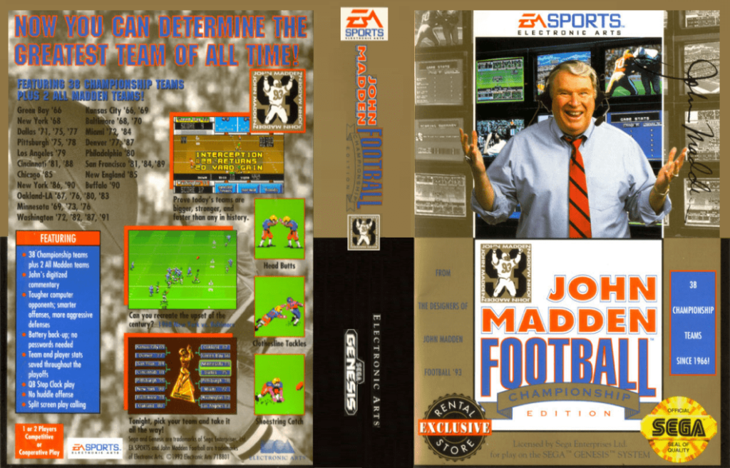 John Madden Football - Championship Edition (USA)